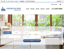 Tablet Screenshot of imperiumweb.com.br